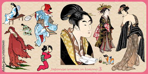 Japanese women in kimono_3
