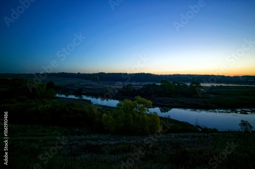 Early October morning on a small river