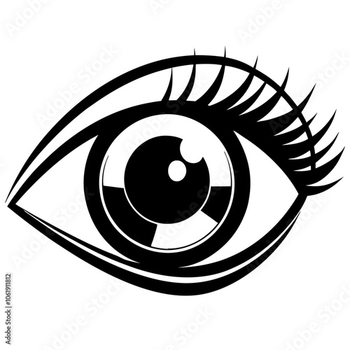 eye icon vector