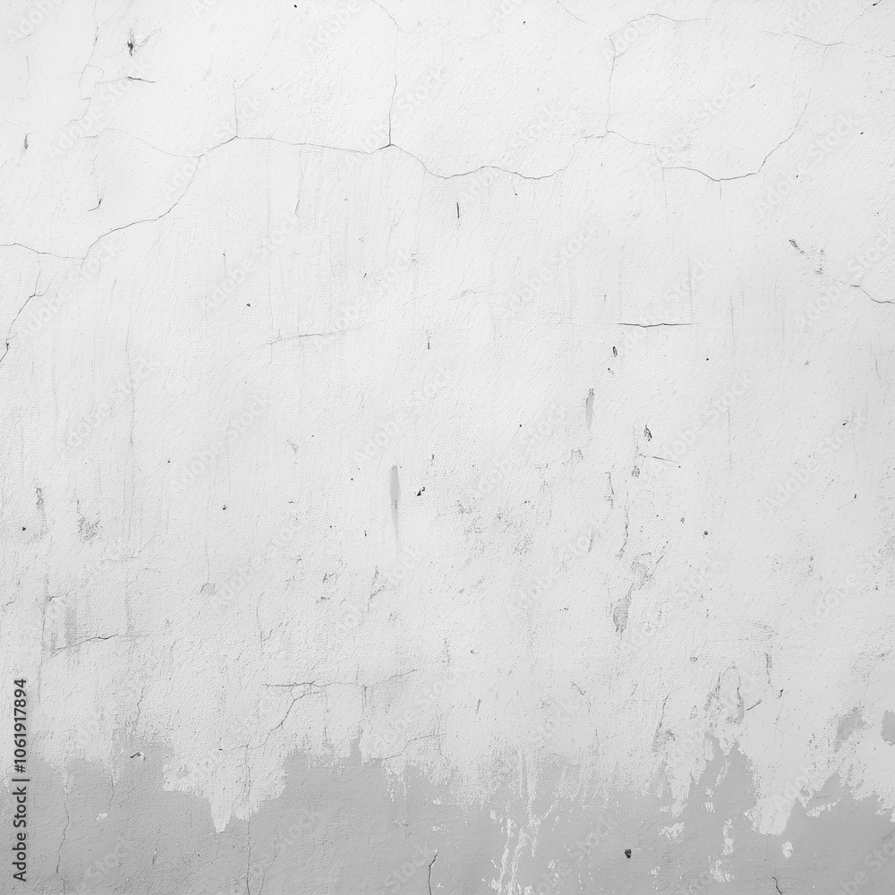 Fototapeta premium Abstract white monochrome background with 3d grunge texture. Collection winter template with black white gray pattern for seasonal design.
