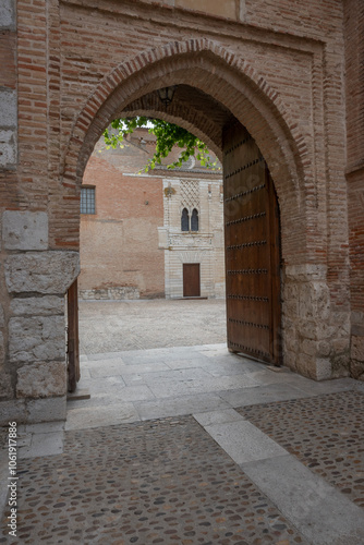 The Royal convent of Santa Carla in Tordesillas, formerly a royal palace. photo