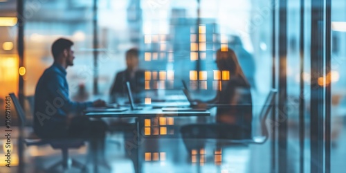 business formal meeting conference discussion with coworker shareholder or client concentrate private ideas created by ai