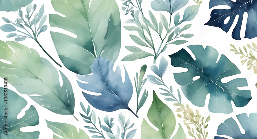 A serene nature-inspired background with soft, watercolor-style leaves and flowers in gentle greens and blues, creating a tranquil environment suitable for eco-friendly products or wellness brands. A serene nature-inspired background with soft, watercolor-style leaves and flowers in gentle greens and blues, creating a tranquil environment suitable for eco-friendly products or wellness brands.
