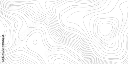 White wave paper curved reliefs abstract background. Abstract topographic contours map background. luxury topographic wavy pattern and geographic grid map design . Abstract lines background.