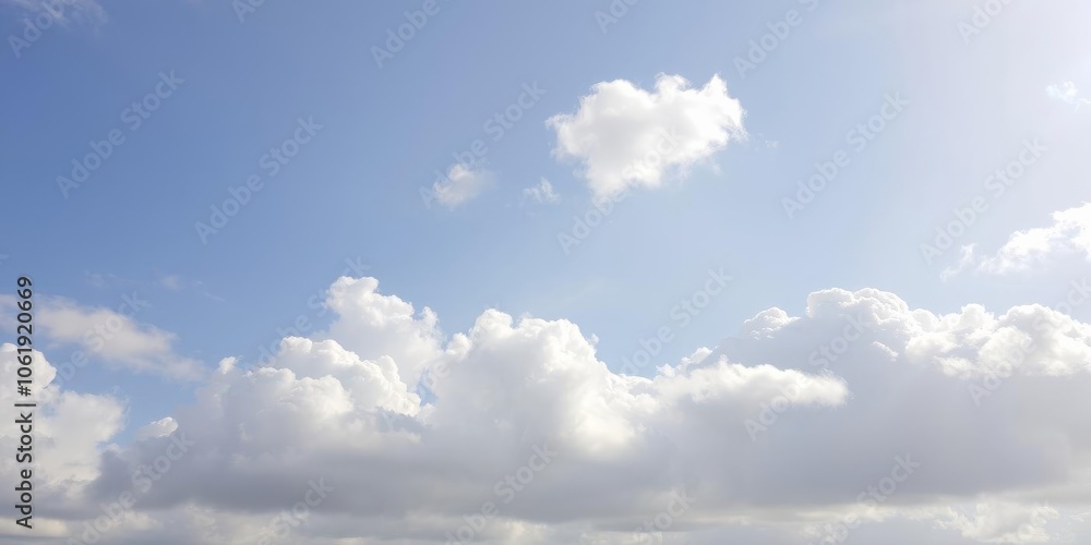 Fluffy white clouds floating in a clear blue sky on a sunny day, clouds, white Fluffy white clouds floating in a clear blue sky on a sunny day, clouds, white