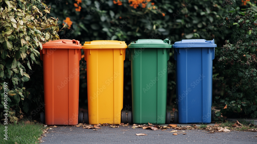 Waste segregation and recycling bins Waste segregation and recycling bins