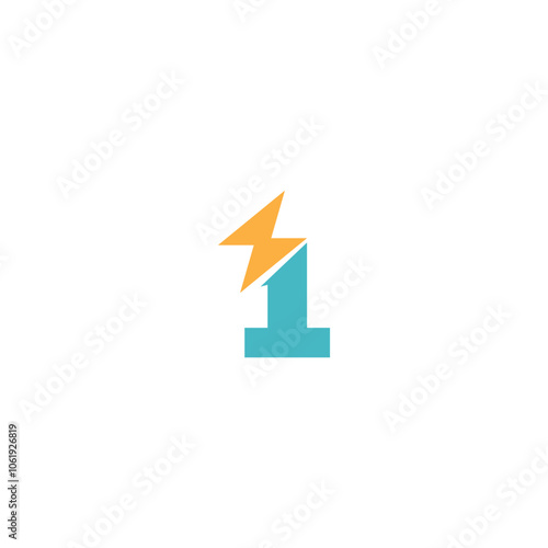 Creative logo design combination of numbers one lightning creative logo template for graphic needs on a white background. Logo Design Free Download Creative logo design combination of numbers one lightning creative logo template for graphic needs on a white background. Logo Design - GFXLoad