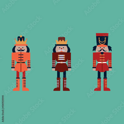 Set of nutcrackers. 