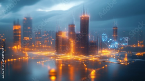 Smart City of the Future: Advanced Technology, Urban Networks, and Connected Living for Modern City Infrastructure and Sustainable Growth