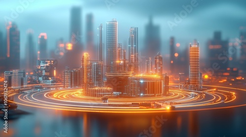 Smart City of the Future: Advanced Technology, Urban Networks, and Connected Living for Modern City Infrastructure and Sustainable Growth