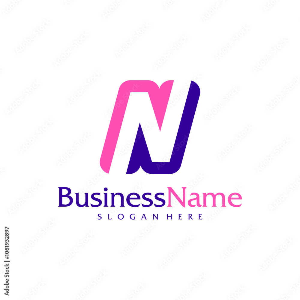 Modern letter AV logo design vector. Creative A V N logo concepts template Modern letter AV logo design vector. Creative A V N logo concepts template
