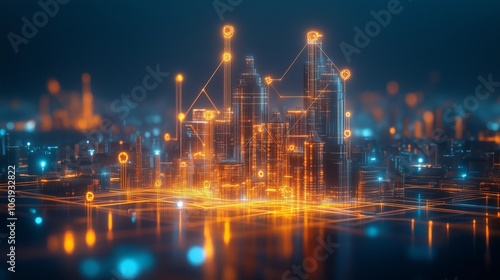 Smart City of the Future: Advanced Technology, Urban Networks, and Connected Living for Modern City Infrastructure and Sustainable Growth