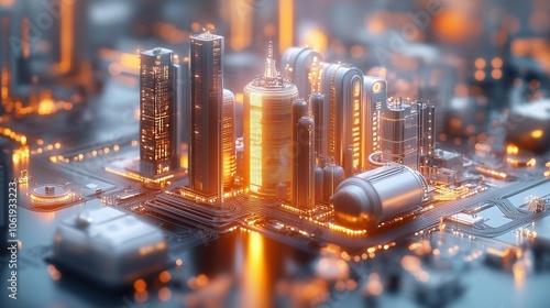 Smart City of the Future: Advanced Technology, Urban Networks, and Connected Living for Modern City Infrastructure and Sustainable Growth