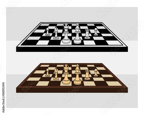 Chess and chess board Bundle, Chess Pieces Silhouette, Chess Game Svg, Chess Png, Chess Set Svg, Chess outline, Chess Vector, Chess Svg Images, Cut Files