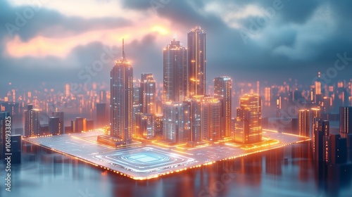 Smart City of the Future: Advanced Technology, Urban Networks, and Connected Living for Modern City Infrastructure and Sustainable Growth
