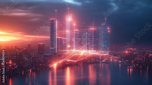 Smart City of the Future: Advanced Technology, Urban Networks, and Connected Living for Modern City Infrastructure and Sustainable Growth