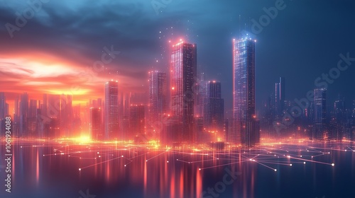 Smart City of the Future: Advanced Technology, Urban Networks, and Connected Living for Modern City Infrastructure and Sustainable Growth