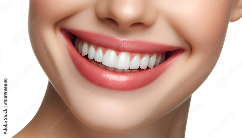 Obraz premium 환하게 웃는 치아