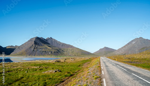 Landscape near Hofn, Iceland