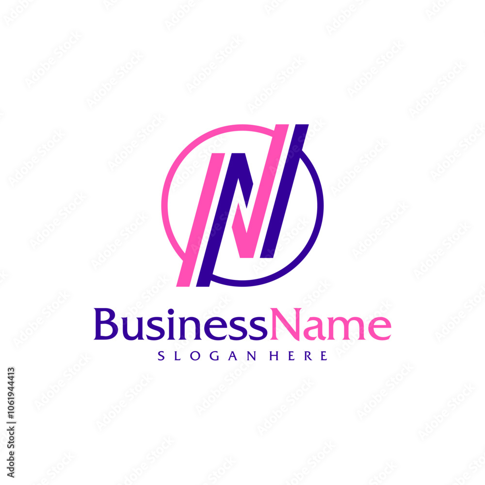 Modern letter AV logo design vector. Creative A V N logo concepts template Modern letter AV logo design vector. Creative A V N logo concepts template