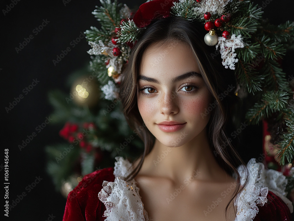 Beauty on black background, beauty holiday atmosphere, Christmas beauty wallpaper Beauty on black background, beauty holiday atmosphere, Christmas beauty wallpaper