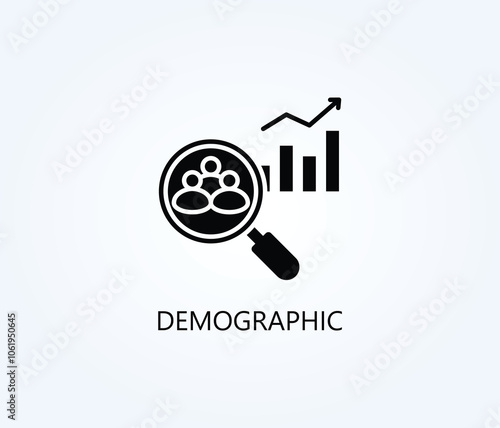  Demographic Vector, Icon Or Logo Sign Symbol Illustration
