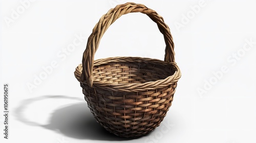 Basket on transparency background PNG photo