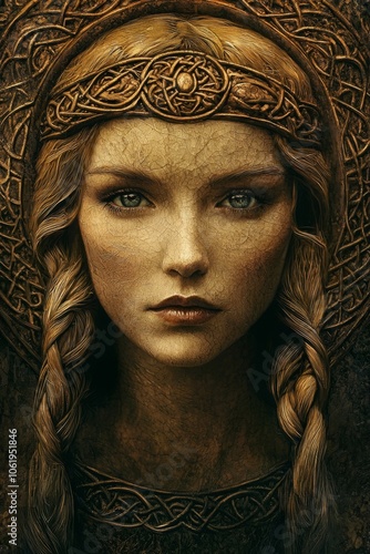 Ancient Celtic mythological goddess Maolmhuire.