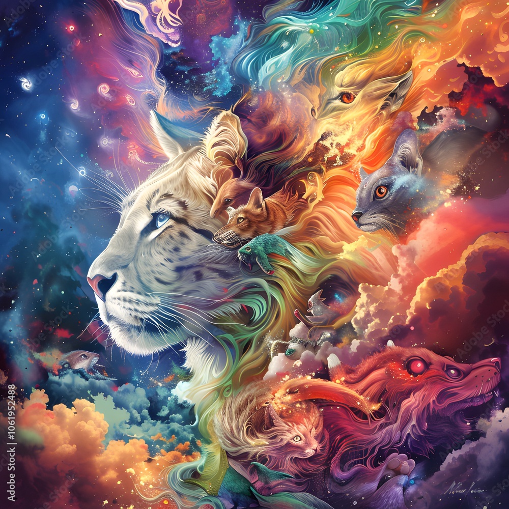 Colorful animal background images Colorful animal background images