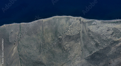 Wallpaper Mural Scenic Aerial View of Baikal Lake and Mountains Torontodigital.ca