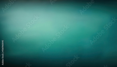 Abstract Oceanic Depths Background. Mysterious Teal Green Gradient Texture with Soft Haze Effect, Ideal for Calming Nature Inspired Designs, Meditation Themes, or Underwater Visual Concepts