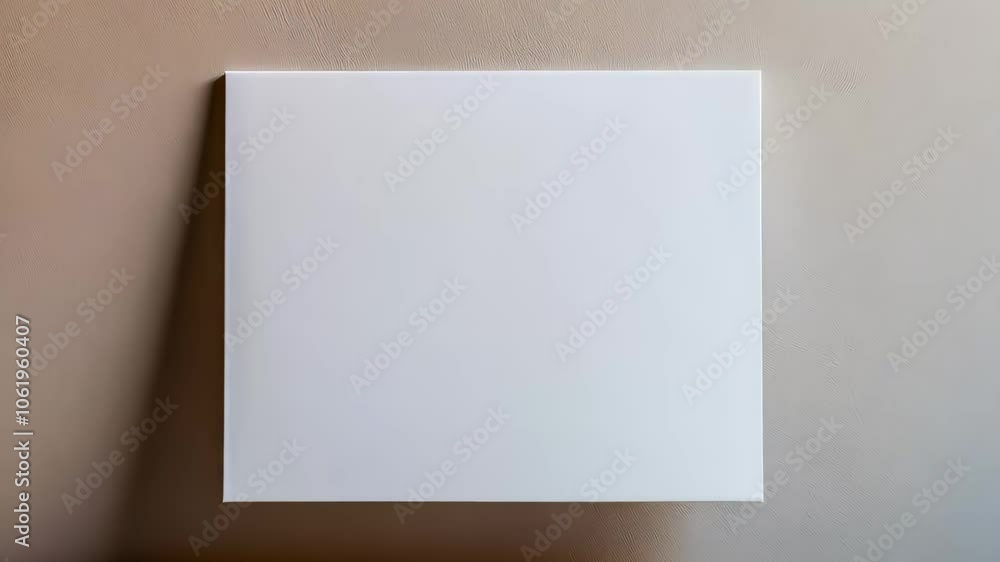 Minimalist Blank White Canvas with Copy Space on Textured Wall Background – Perfect for Branding, Artwork, and Advertising Mockups Minimalist Blank White Canvas with Copy Space on Textured Wall Background – Perfect for Branding, Artwork, and Advertising Mockups