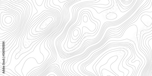 White wave paper curved reliefs abstract background. Abstract topographic contours map background. luxury topographic wavy pattern and geographic grid map design . Abstract lines background.