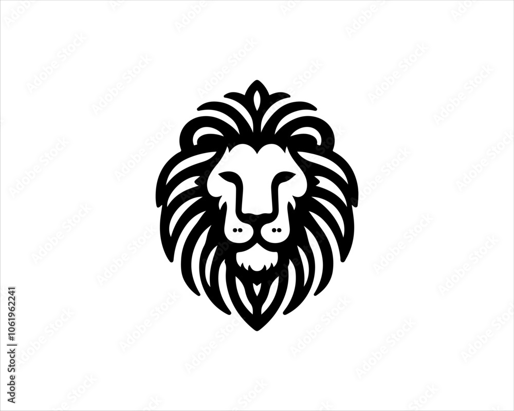 Fototapeta premium lion head mascot