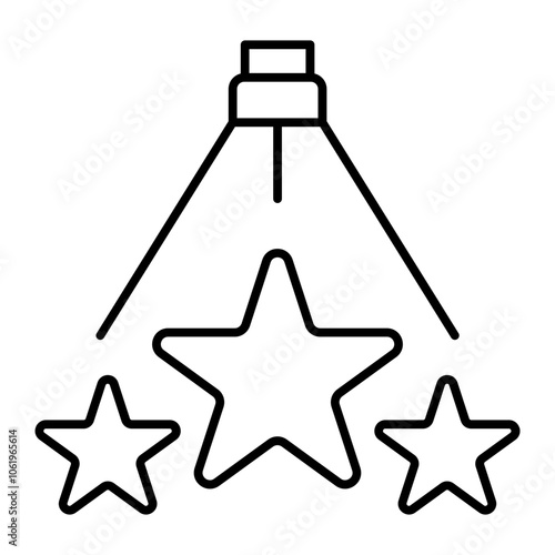 feature spotlight outline icon