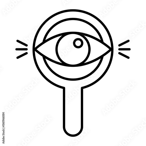 sneak peek outline icon
