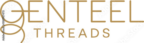  Elegant clothing shop logo named Genteel Threads.