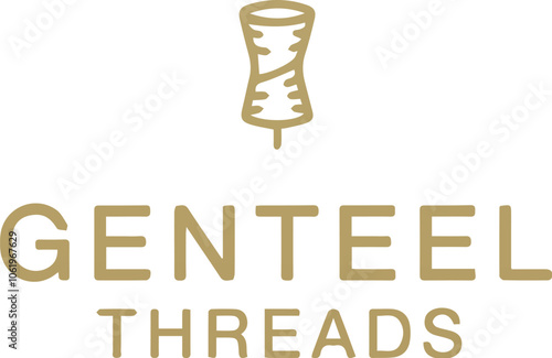  Elegant clothing shop logo named Genteel Threads.