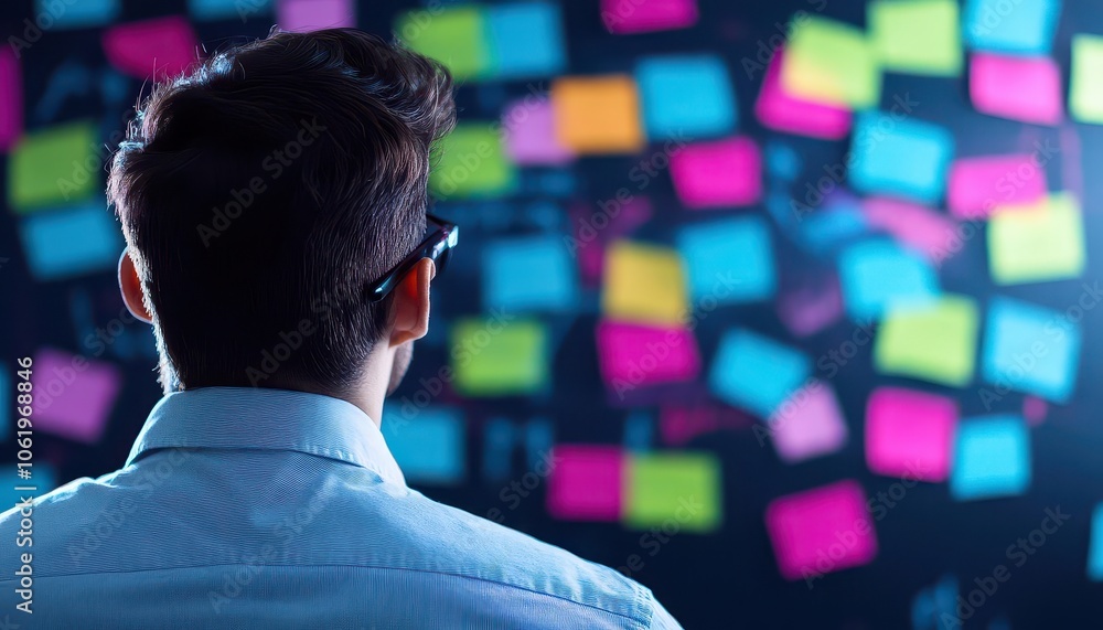 Entrepreneur mapping personal growth strategy, goals on paper, business mindset strategy selfimprovement, goal setting Entrepreneur mapping personal growth strategy, goals on paper, business mindset strategy selfimprovement, goal setting