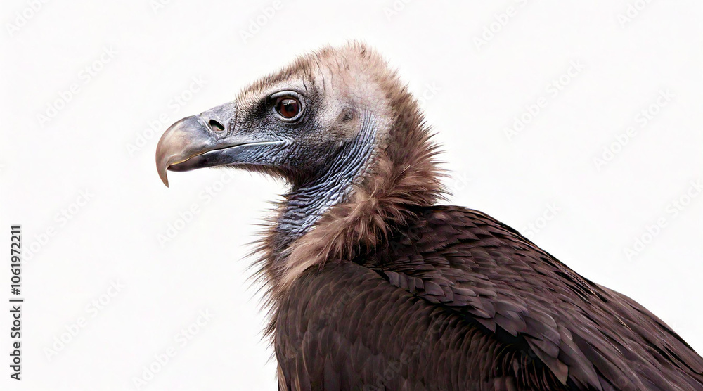 Condor isolated on white background studio shot Condor isolated on white background studio shot