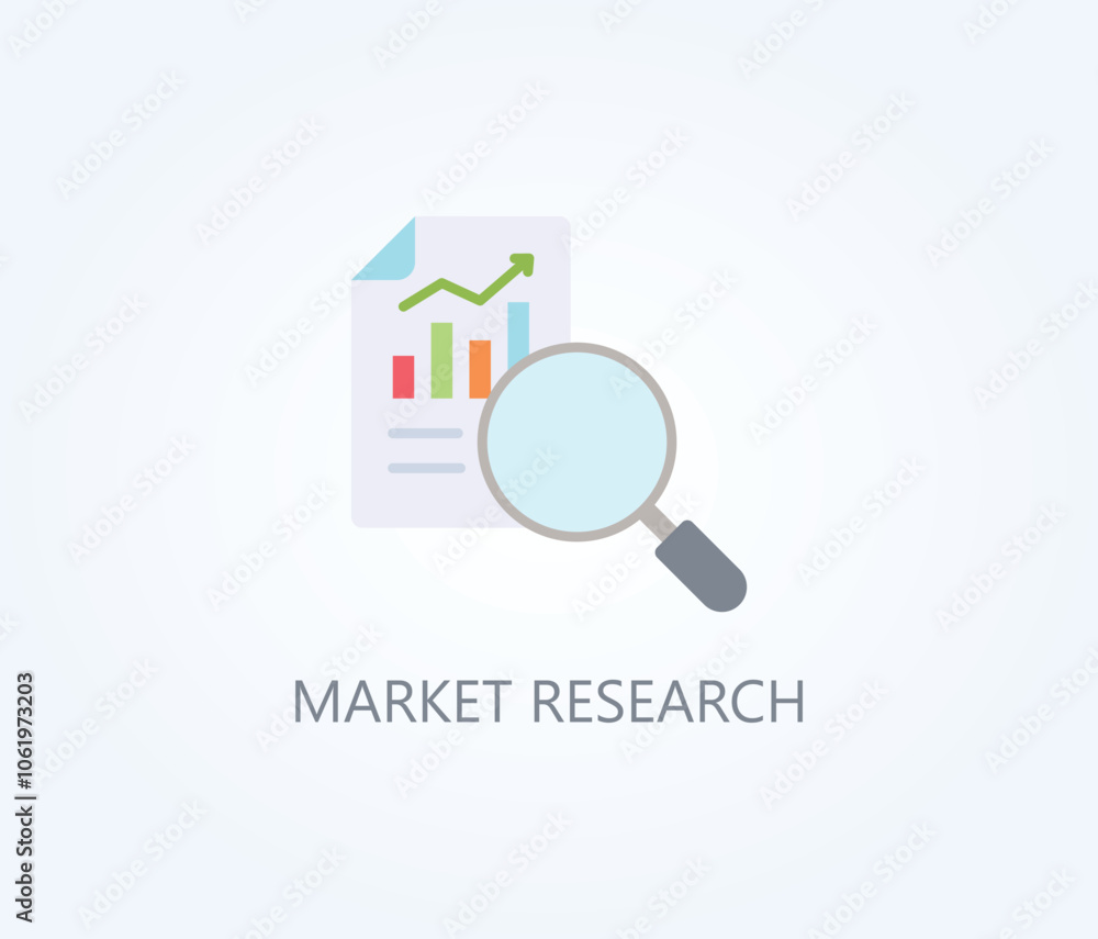Market Research Vector, Icon Or Logo Sign Symbol Illustration Market Research Vector, Icon Or Logo Sign Symbol Illustration