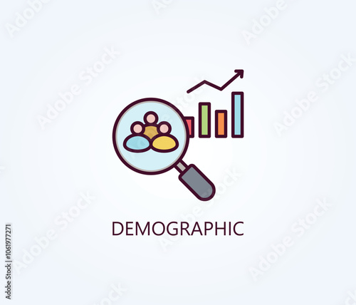  Demographic Vector, Icon Or Logo Sign Symbol Illustration