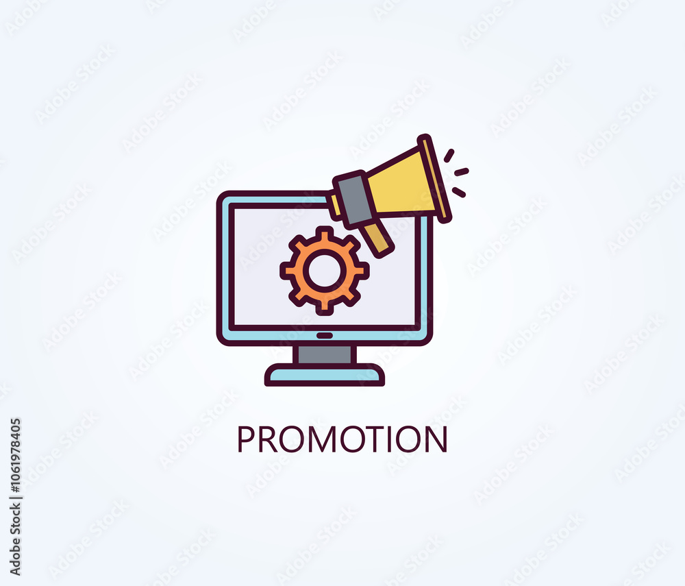 Promotion Vector, Icon Or Logo Sign Symbol Illustration Promotion Vector, Icon Or Logo Sign Symbol Illustration