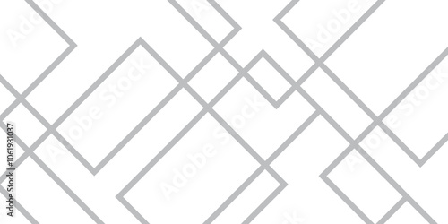 grey geometric overlapping square seamless pattern. Modern white transparent material in triangle technology line vector background. abstract style hipster isolated geometric outline corporate design 