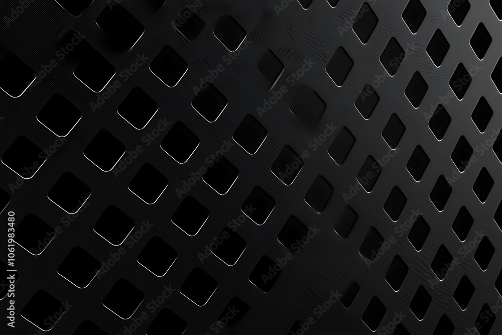 Background featuring angled halftone black square polygons. Background featuring angled halftone black square polygons.