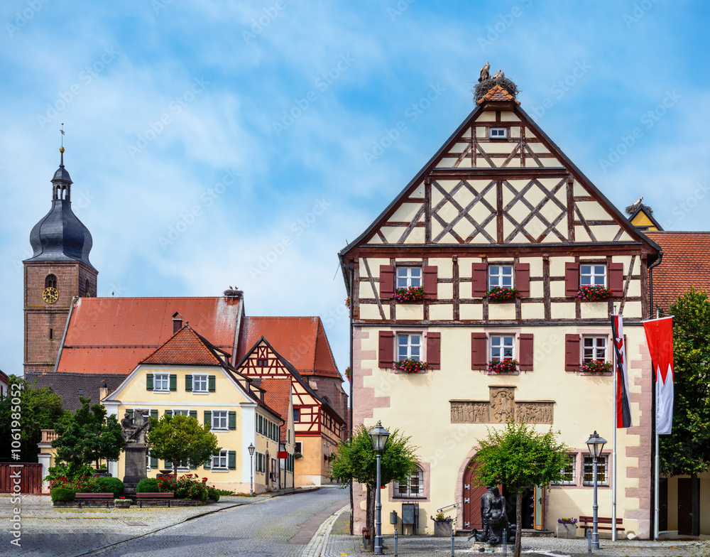 Historic old town of Merkendorf Historic old town of Merkendorf