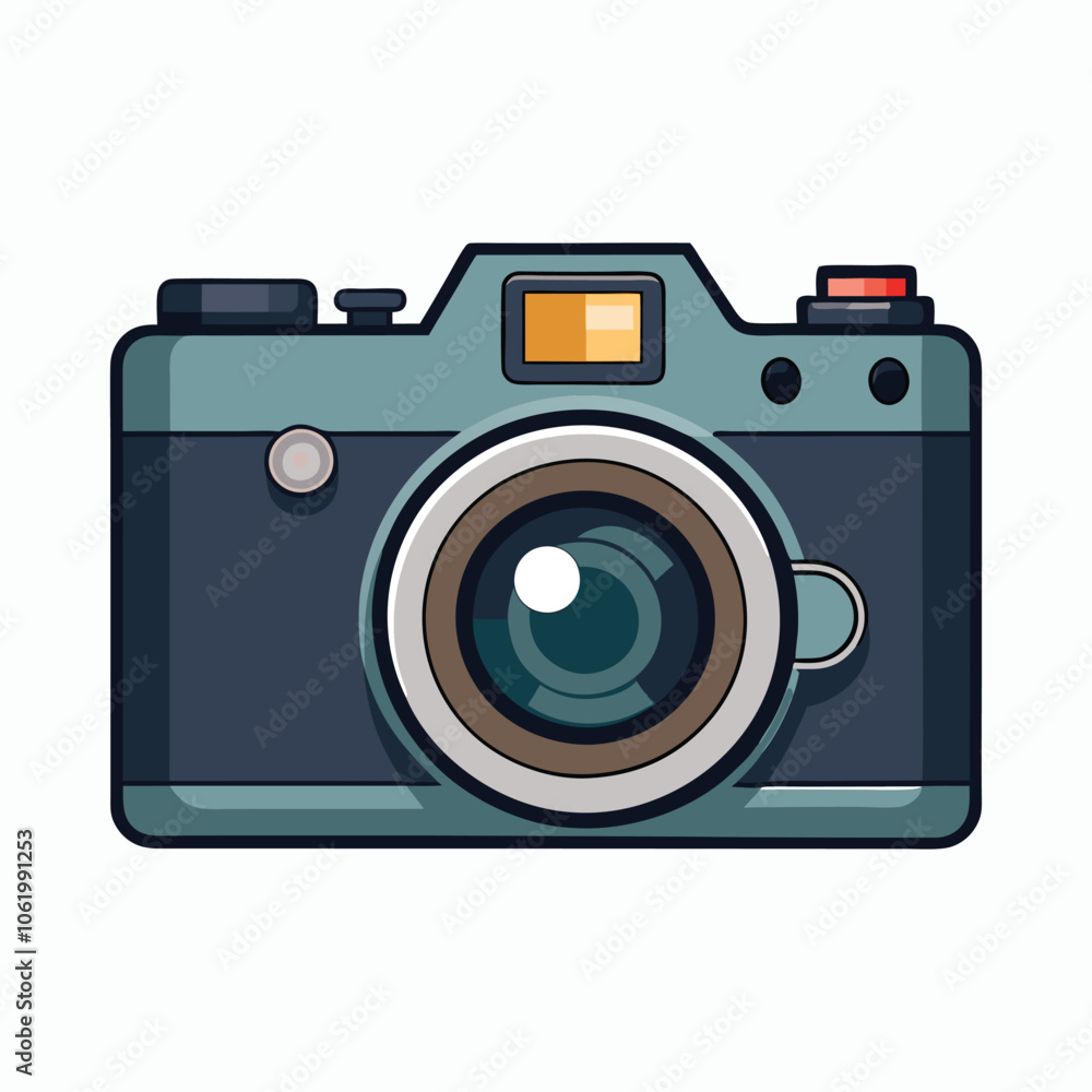 mirrorless camera on white background mirrorless camera on white background