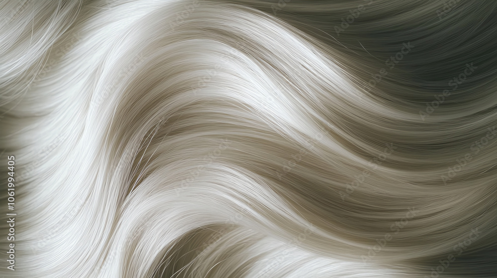 Abstract waves of silky, flowing white hair, creating a smooth and elegant texture. Ideal for backgrounds or artistic designs. Abstract waves of silky, flowing white hair, creating a smooth and elegant texture. Ideal for backgrounds or artistic designs.