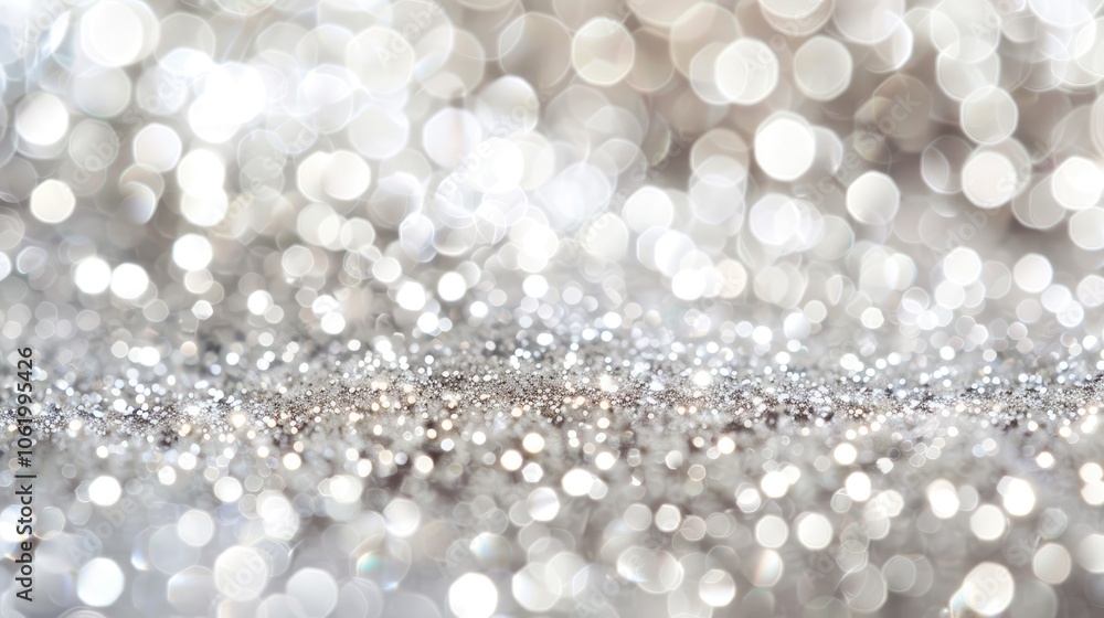 Shimmering silver and white sparkly background for a party invitation Shimmering silver and white sparkly background for a party invitation