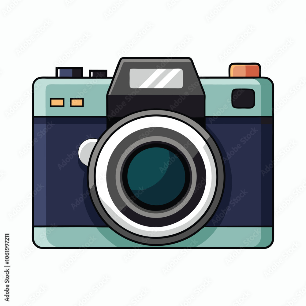 mirrorless camera on white background mirrorless camera on white background
